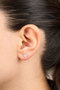 Heliophilia Silver Pendientes de Plata de Ley 925 con Zirconio